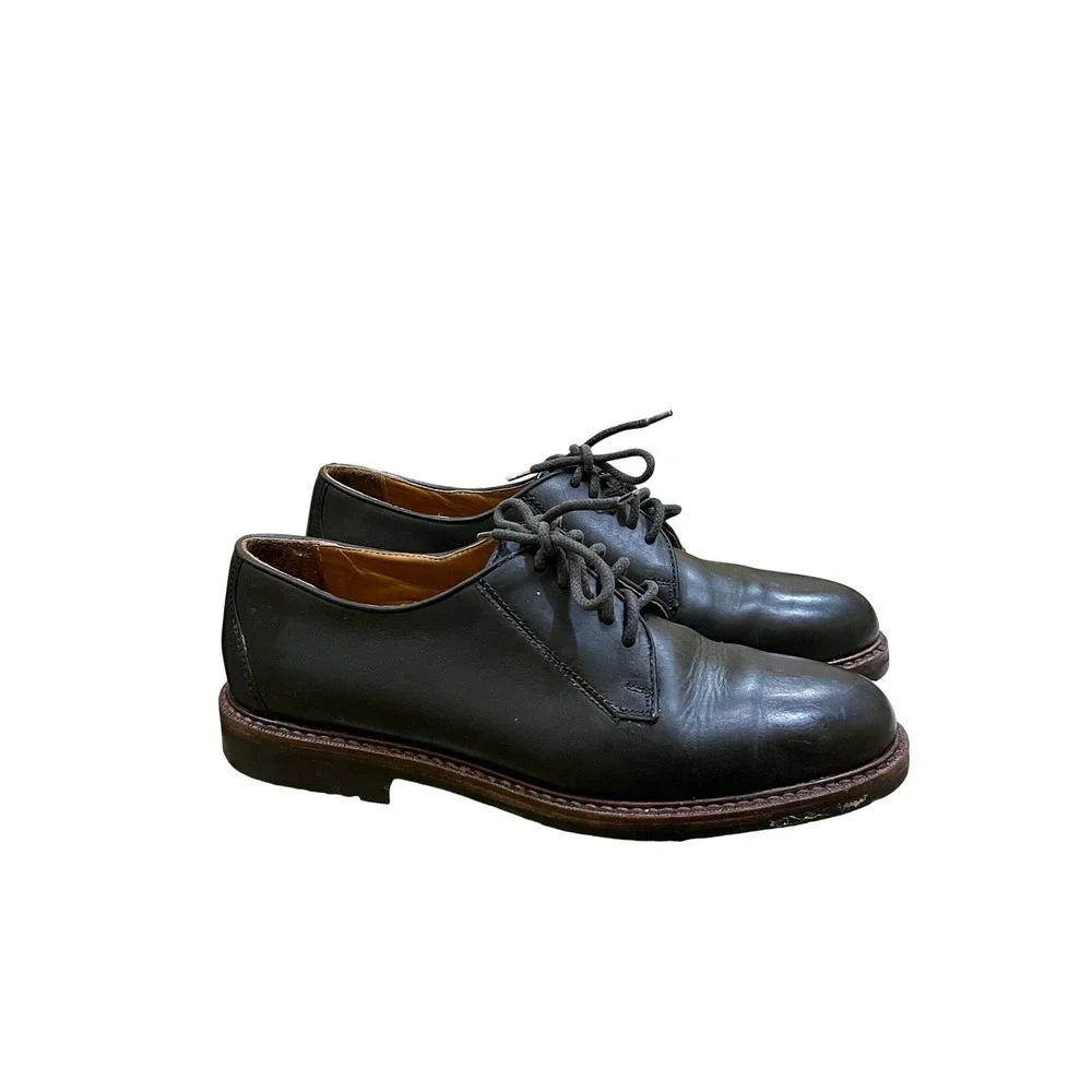 Cole Haan‎ Country Black Leather Lug Sole Oxford Shoes Mens 8M Office Comfort